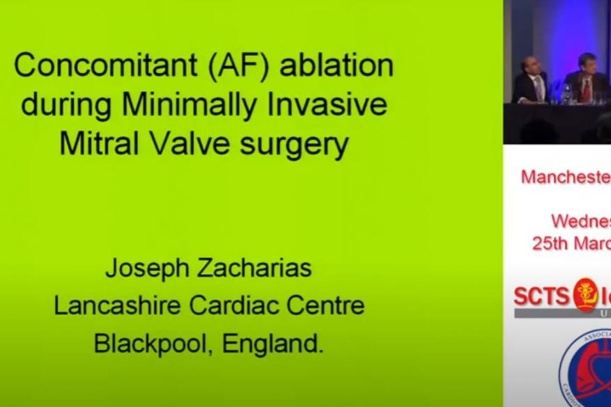 Concomitant AF Ablation During Minimally Invasive Mitral Valve Surgery